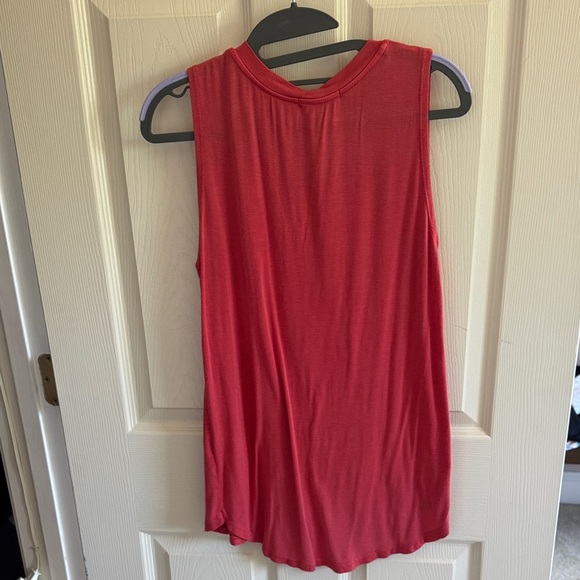 Stylish Red Muscle Tee - Picture 2 of 3